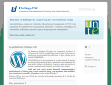 Tablet Screenshot of etublogs.usj.edu.lb