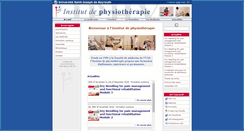 Desktop Screenshot of physiotherapie.usj.edu.lb