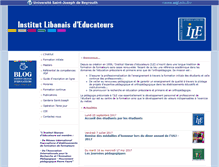 Tablet Screenshot of ile.usj.edu.lb